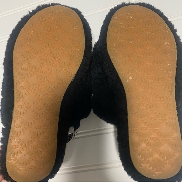 Ugg Fluff Yeah Slide Slippers - Size 3 Black - Picture 9 of 9